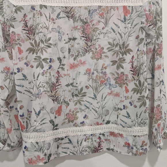 The Kooples Floral Chiffon Blouse - Picture 8 of 12